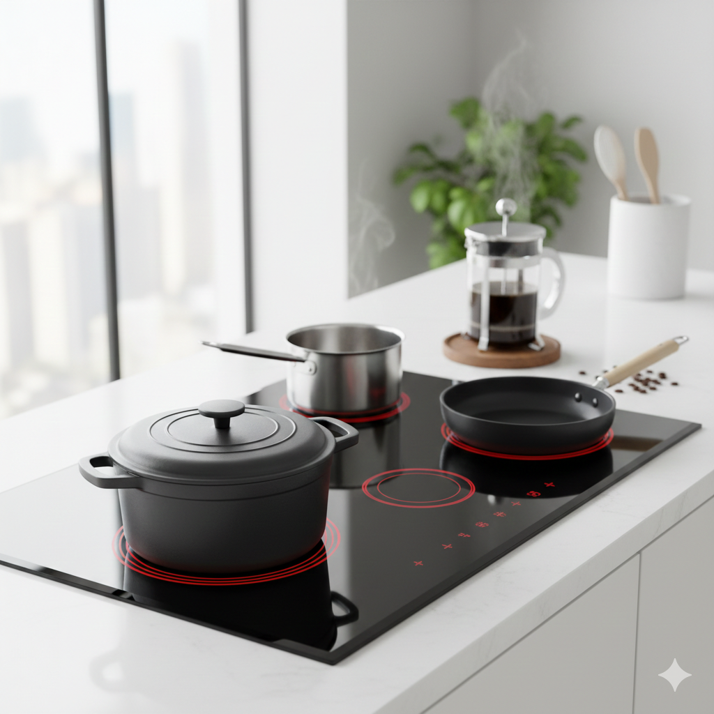 O que não se pode usar no cooktop