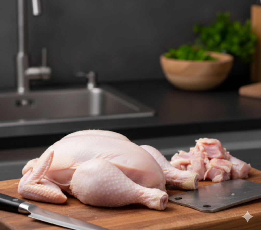 Qual a melhor faca para cortar frango